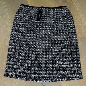 Talbots Grosgrain-trim Tweed Pencil Skirt NWT